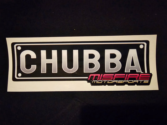 "Chubba" Vinyl Sticker